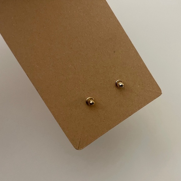 Gold and Green Hoop Earrings Casual Style - Picture 7 of 7